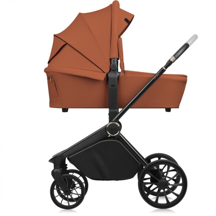 Carucior 2 in 1, Lionelo, Mika Plus, Cadru din aluminiu, Cu landou intarit si salteluta moale, Reversibil, Cu sistem de ventilatie 3D, Cu accesorii, Pana la 22 kg, Conform cu EN1888-1 EN1888-2, EN1466 [16]