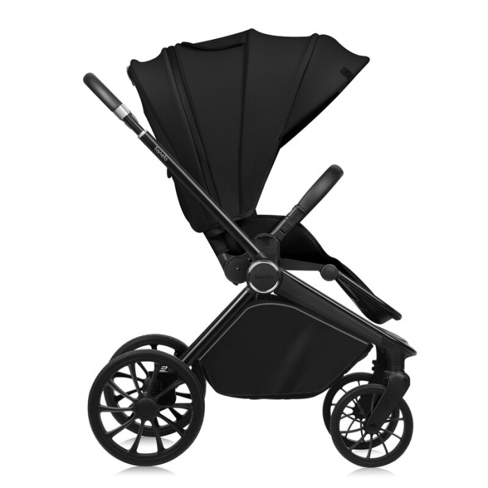 Carucior 2 in 1, Lionelo, Mika Plus, Cadru din aluminiu, Cu landou intarit si salteluta moale, Reversibil, Cu sistem de ventilatie 3D, Cu accesorii, Pana la 22 kg, Conform cu EN1888-1 EN1888-2, EN1466 [10]