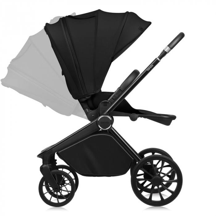 Carucior 2 in 1, Lionelo, Mika Plus, Cadru din aluminiu, Cu landou intarit si salteluta moale, Reversibil, Cu sistem de ventilatie 3D, Cu accesorii, Pana la 22 kg, Conform cu EN1888-1 EN1888-2, EN1466 [7]