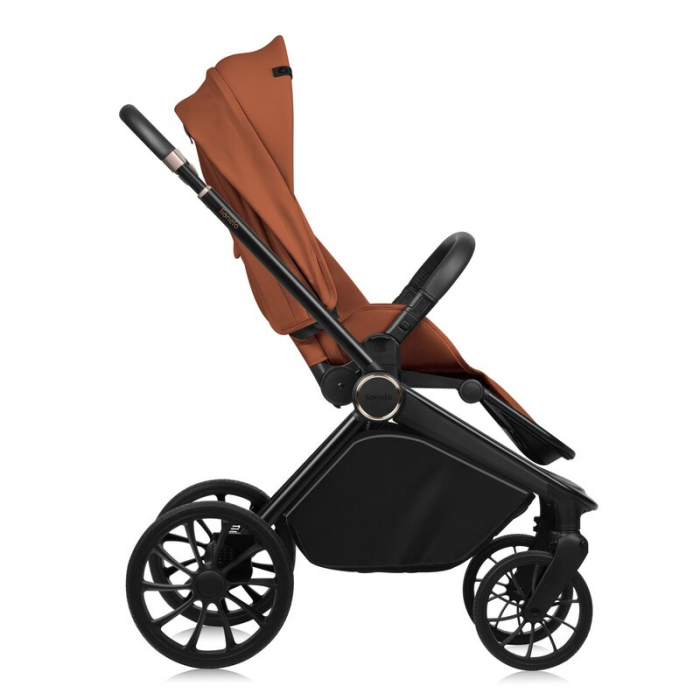 Carucior 2 in 1, Lionelo, Mika Plus, Cadru din aluminiu, Cu landou intarit si salteluta moale, Reversibil, Cu sistem de ventilatie 3D, Cu accesorii, Pana la 22 kg, Conform cu EN1888-1 EN1888-2, EN1466 [22]