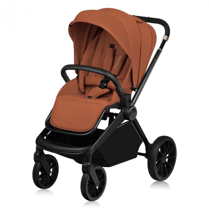 Carucior 2 in 1, Lionelo, Mika Plus, Cadru din aluminiu, Cu landou intarit si salteluta moale, Reversibil, Cu sistem de ventilatie 3D, Cu accesorii, Pana la 22 kg, Conform cu EN1888-1 EN1888-2, EN1466 [6]