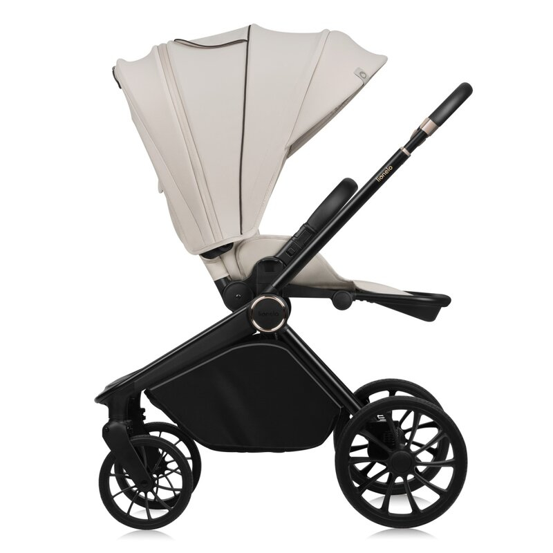 Carucior 2 in 1, Lionelo, Mika Plus, Cadru din aluminiu, Cu landou intarit si salteluta moale, Reversibil, Cu sistem de ventilatie 3D, Cu accesorii, Pana la 22 kg, Conform cu EN1888-1 EN1888-2, EN1466 [15]