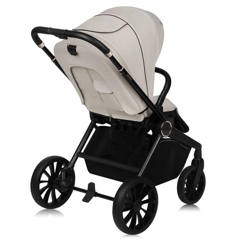 Carucior 2 in 1, Lionelo, Mika Plus, Cadru din aluminiu, Cu landou intarit si salteluta moale, Reversibil, Cu sistem de ventilatie 3D, Cu accesorii, Pana la 22 kg, Conform cu EN1888-1 EN1888-2, EN1466 [14]