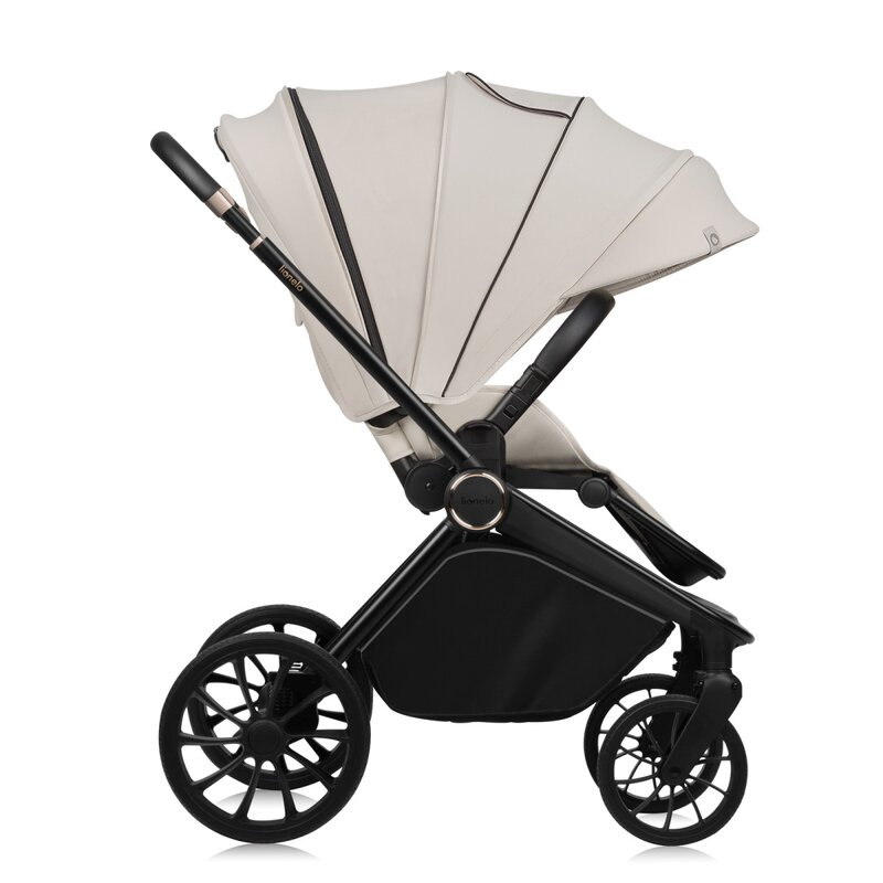 Carucior 2 in 1, Lionelo, Mika Plus, Cadru din aluminiu, Cu landou intarit si salteluta moale, Reversibil, Cu sistem de ventilatie 3D, Cu accesorii, Pana la 22 kg, Conform cu EN1888-1 EN1888-2, EN1466 [19]