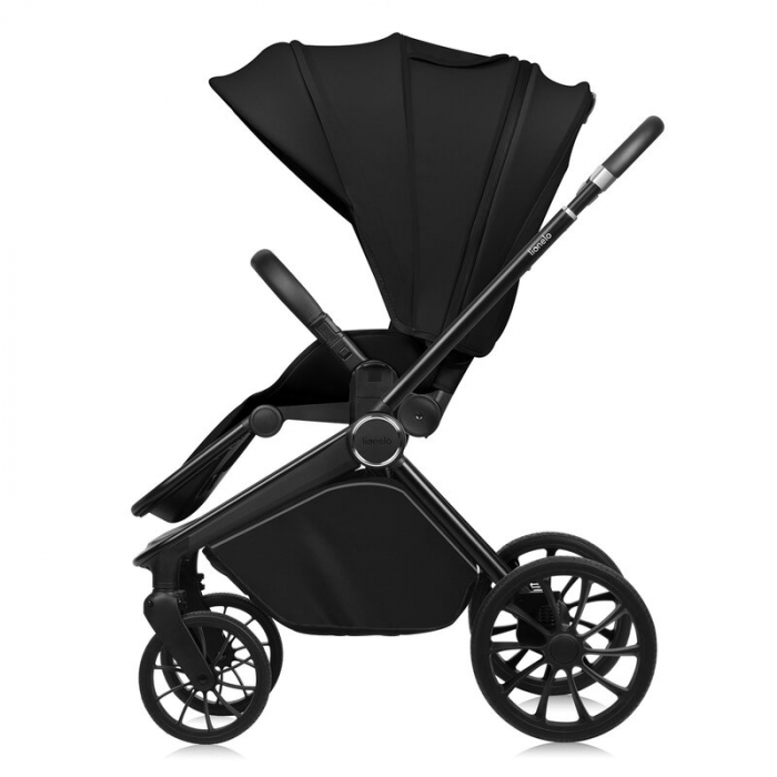 Carucior 2 in 1, Lionelo, Mika Plus, Cadru din aluminiu, Cu landou intarit si salteluta moale, Reversibil, Cu sistem de ventilatie 3D, Cu accesorii, Pana la 22 kg, Conform cu EN1888-1 EN1888-2, EN1466 [12]