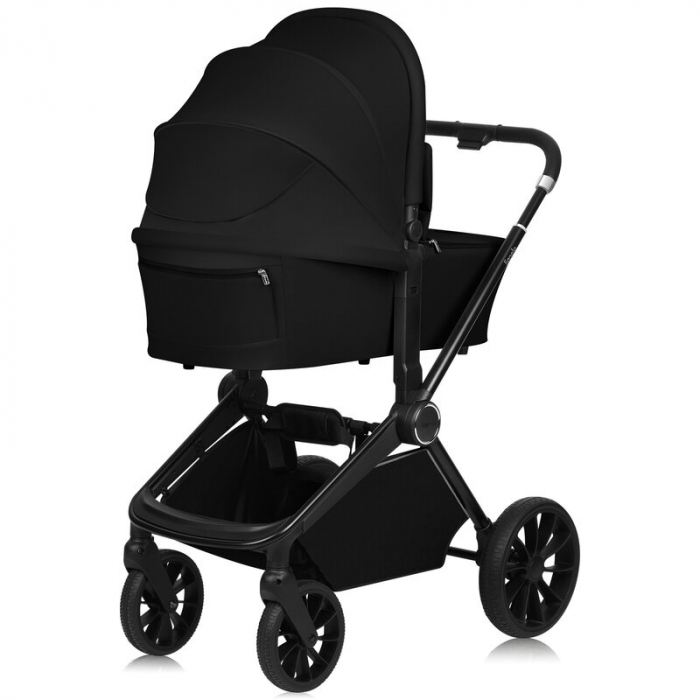 Carucior 2 in 1, Lionelo, Mika Plus, Cadru din aluminiu, Cu landou intarit si salteluta moale, Reversibil, Cu sistem de ventilatie 3D, Cu accesorii, Pana la 22 kg, Conform cu EN1888-1 EN1888-2, EN1466 [14]