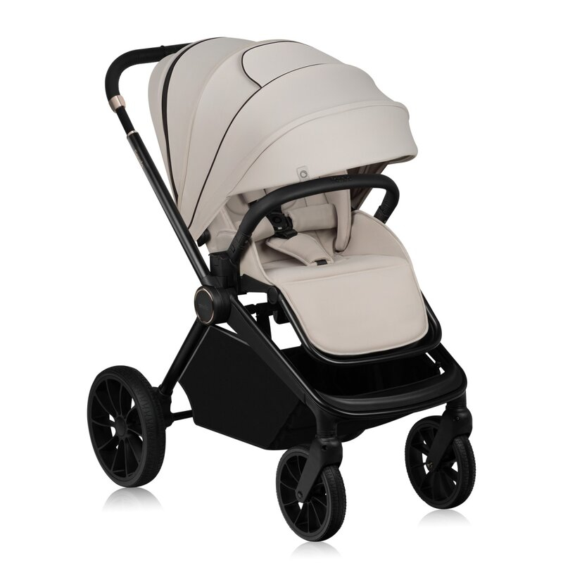 Carucior 2 in 1, Lionelo, Mika Plus, Cadru din aluminiu, Cu landou intarit si salteluta moale, Reversibil, Cu sistem de ventilatie 3D, Cu accesorii, Pana la 22 kg, Conform cu EN1888-1 EN1888-2, EN1466 [9]