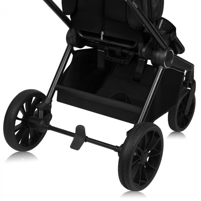 Carucior 2 in 1, Lionelo, Mika Plus, Cadru din aluminiu, Cu landou intarit si salteluta moale, Reversibil, Cu sistem de ventilatie 3D, Cu accesorii, Pana la 22 kg, Conform cu EN1888-1 EN1888-2, EN1466 [21]