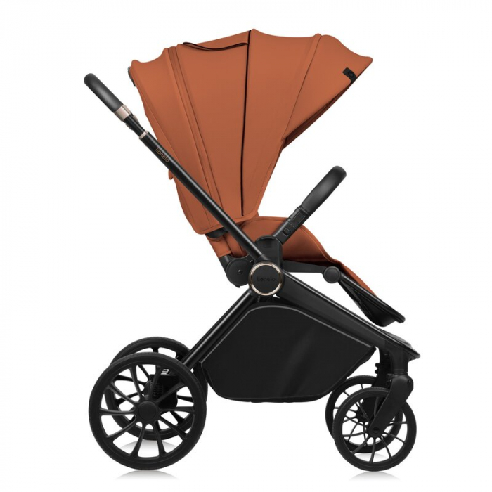 Carucior 2 in 1, Lionelo, Mika Plus, Cadru din aluminiu, Cu landou intarit si salteluta moale, Reversibil, Cu sistem de ventilatie 3D, Cu accesorii, Pana la 22 kg, Conform cu EN1888-1 EN1888-2, EN1466 [10]