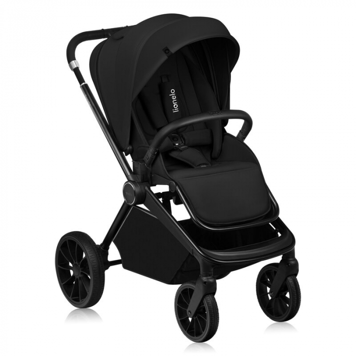 Carucior 2 in 1, Lionelo, Mika Plus, Cadru din aluminiu, Cu landou intarit si salteluta moale, Reversibil, Cu sistem de ventilatie 3D, Cu accesorii, Pana la 22 kg, Conform cu EN1888-1 EN1888-2, EN1466 [4]