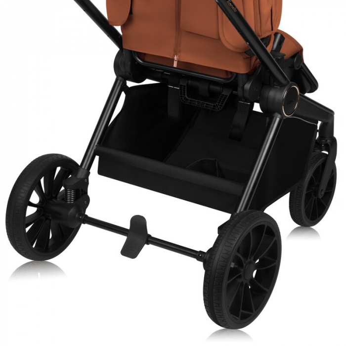 Carucior 2 in 1, Lionelo, Mika Plus, Cadru din aluminiu, Cu landou intarit si salteluta moale, Reversibil, Cu sistem de ventilatie 3D, Cu accesorii, Pana la 22 kg, Conform cu EN1888-1 EN1888-2, EN1466 [21]
