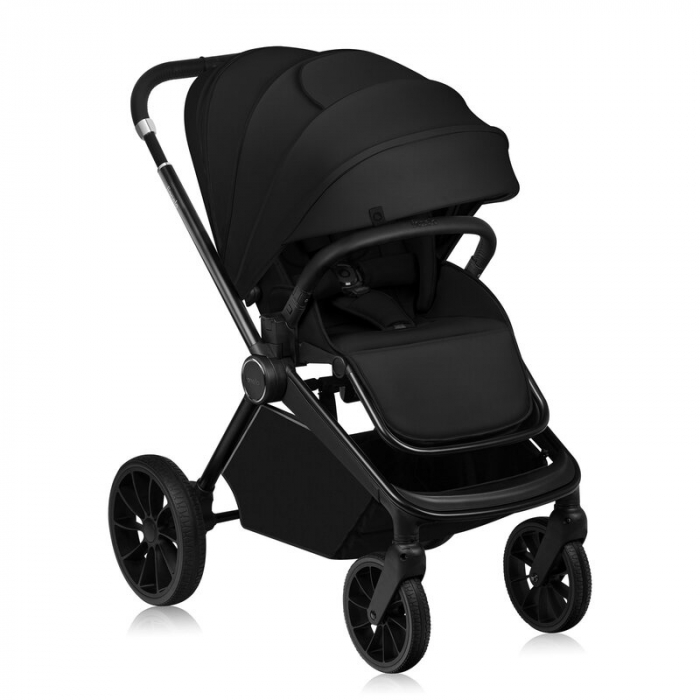 Carucior 2 in 1, Lionelo, Mika Plus, Cadru din aluminiu, Cu landou intarit si salteluta moale, Reversibil, Cu sistem de ventilatie 3D, Cu accesorii, Pana la 22 kg, Conform cu EN1888-1 EN1888-2, EN1466 [5]