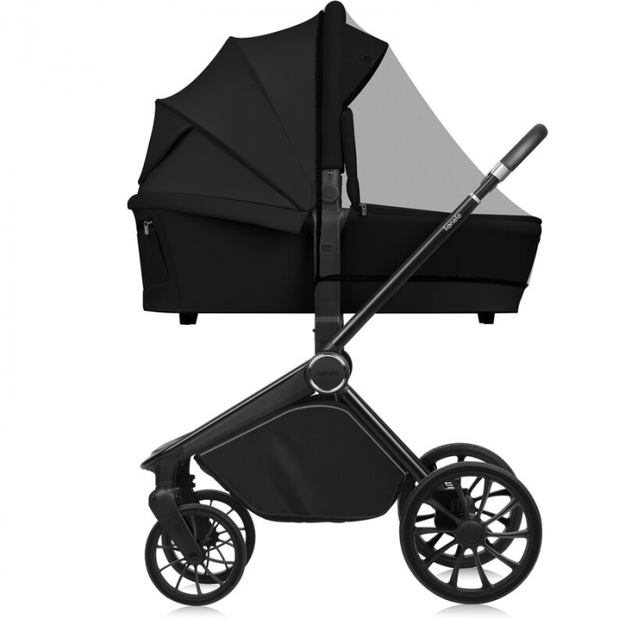 Carucior 2 in 1, Lionelo, Mika Plus, Cadru din aluminiu, Cu landou intarit si salteluta moale, Reversibil, Cu sistem de ventilatie 3D, Cu accesorii, Pana la 22 kg, Conform cu EN1888-1 EN1888-2, EN1466 [17]