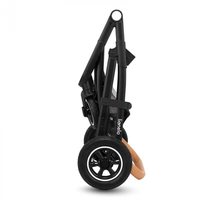 Carucior 3 in 1, Lionelo, Amber, Cadru aluminiu, Cu landou intarit si salteluta moale, Cu scoica auto testata ADAC, Reversibil, Cu accesorii, Geanta parinti, Pana la 22 kg, EN1888-1 EN1888-2 EN1466 EC [50]