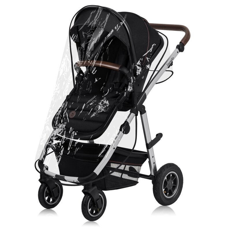 Carucior 3 in 1, Lionelo, Amber, Cadru aluminiu, Cu landou intarit si salteluta moale, Cu scoica auto testata ADAC, Reversibil, Cu accesorii, Geanta parinti, Pana la 22 kg, EN1888-1 EN1888-2 EN1466 EC [10]