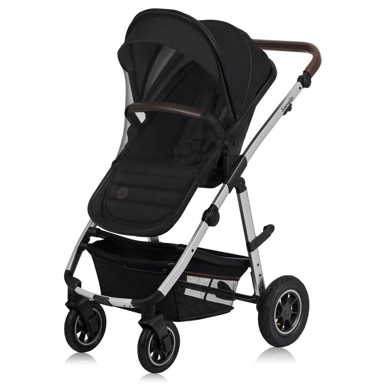Carucior 3 in 1, Lionelo, Amber, Cadru aluminiu, Cu landou intarit si salteluta moale, Cu scoica auto testata ADAC, Reversibil, Cu accesorii, Geanta parinti, Pana la 22 kg, EN1888-1 EN1888-2 EN1466 EC [9]
