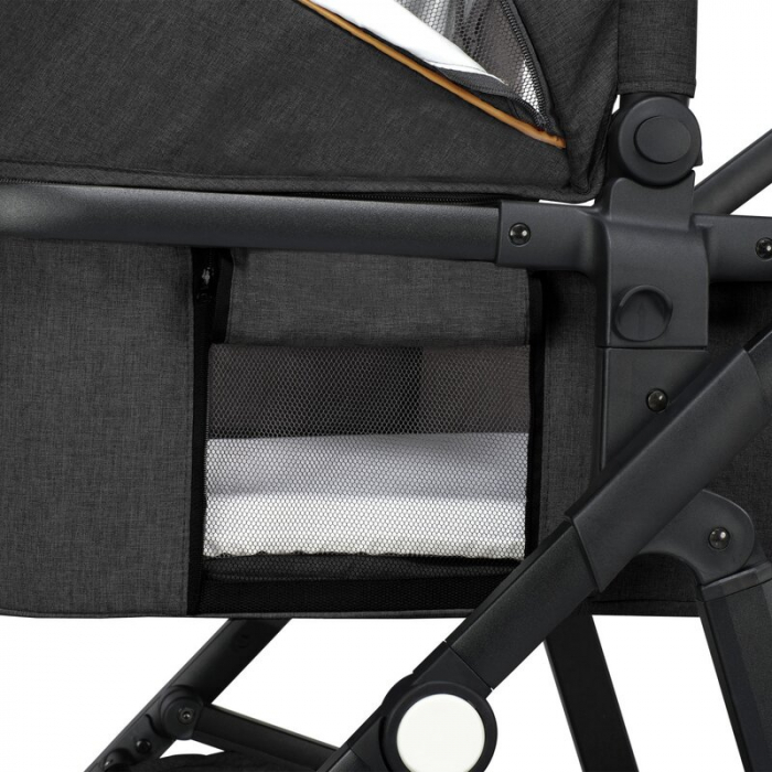 Carucior 3 in 1, Lionelo, Amber, Cadru aluminiu, Cu landou intarit si salteluta moale, Cu scoica auto testata ADAC, Reversibil, Cu accesorii, Geanta parinti, Pana la 22 kg, EN1888-1 EN1888-2 EN1466 EC [12]