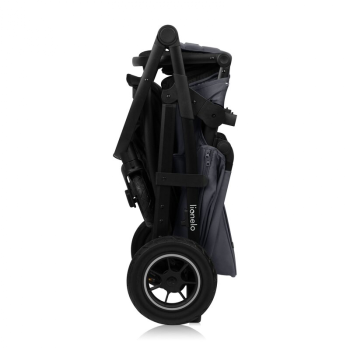 Carucior 3 in 1, Lionelo, Amber Plus, Cadru aluminiu, Cu landou intarit si salteluta moale, Cu scoica auto testata ADAC, Reversibil, Maner ajustabil, Cu accesorii, Cu ventilatie panoramica 3D, Pana la [39]