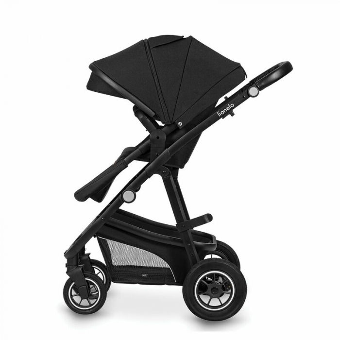 Carucior 3 in 1, Lionelo, Bianka, Transformabil, Cadru aluminiu, Cu landou si salteluta moale, Cu scoica auto testata ADAC, Cu multiple accesorii, Sustine 22 kg, 0 luni+, EN1466:2014+AC:2015, EN1888,  [11]