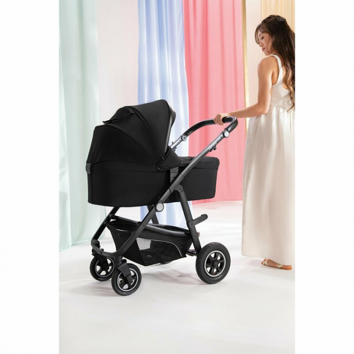 Carucior 3 in 1, Lionelo, Bianka, Transformabil, Cadru aluminiu, Cu landou si salteluta moale, Cu scoica auto testata ADAC, Cu multiple accesorii, Sustine 22 kg, 0 luni+, EN1466:2014+AC:2015, EN1888,  [44]