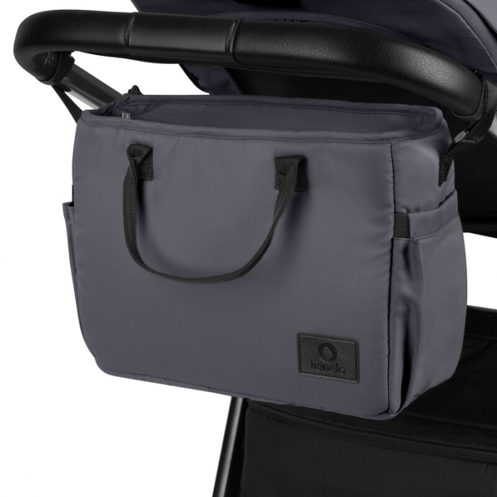 Carucior 3 in 1, Lionelo, Layla, Cadru din aluminiu, Cu landou intarit si salteluta din spuma AiryDots, Cu scoica auto testata ADAC, Reversibil, Cu sistem de ventilatie 3D, Cu accesorii, Pana la 22 kg [26]