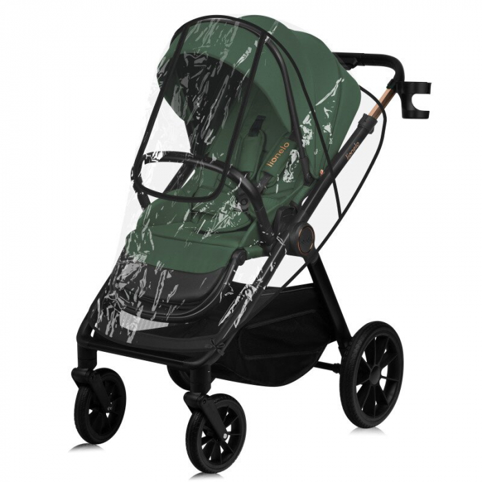 Carucior 3 in 1, Lionelo, Layla, Pana la 22 kg, Cadru aluminiu, Cu landou intarit si salteluta din spuma AirDots, Cu scoica auto testata ADAC, Reversibil, Cu ventilatie 3D, Cu accesorii, EN1888-1, EN1 [12]