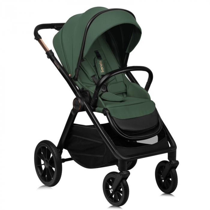 Carucior 3 in 1, Lionelo, Layla, Pana la 22 kg, Cadru aluminiu, Cu landou intarit si salteluta din spuma AirDots, Cu scoica auto testata ADAC, Reversibil, Cu ventilatie 3D, Cu accesorii, EN1888-1, EN1 [3]