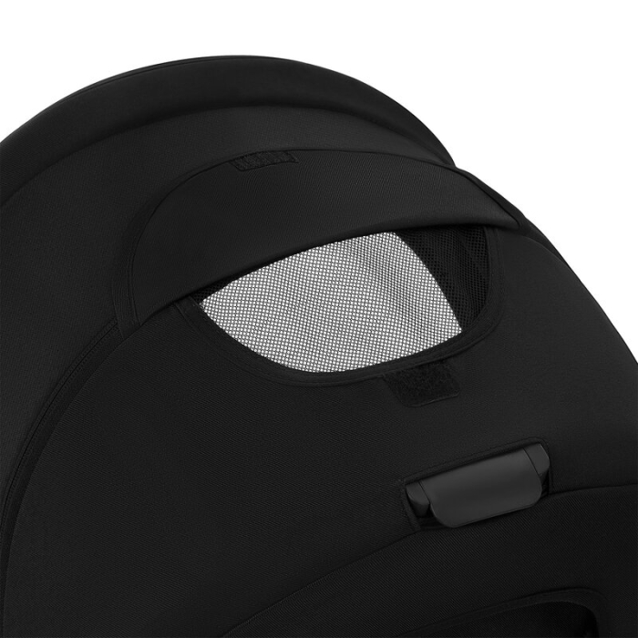 Carucior 3 in 1, Lionelo, Meril, Cu landou de dimensiune XL, Reversibil, Cu scoica auto testata ADAC, Cu accesorii, Pana la 22 kg, Conform cu EN1888-1 EN1888-2, EN1466, Negru [20]