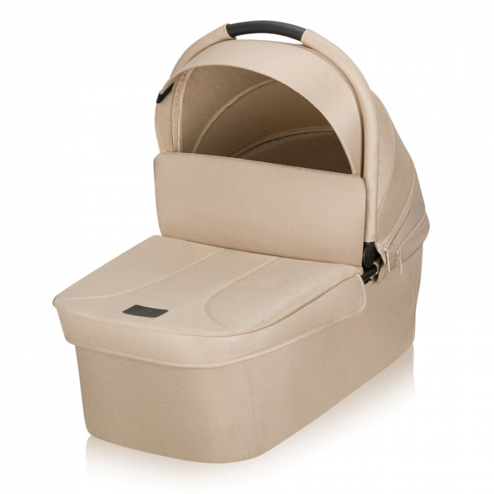 Carucior 3 in 1, Lionelo, Meril, Cu landou de dimensiune XL, Reversibil, Cu scoica auto testata ADAC, Cu accesorii, Pana la 22 kg, Conform cu EN1888-1 EN1888-2, EN1466, Bej [21]