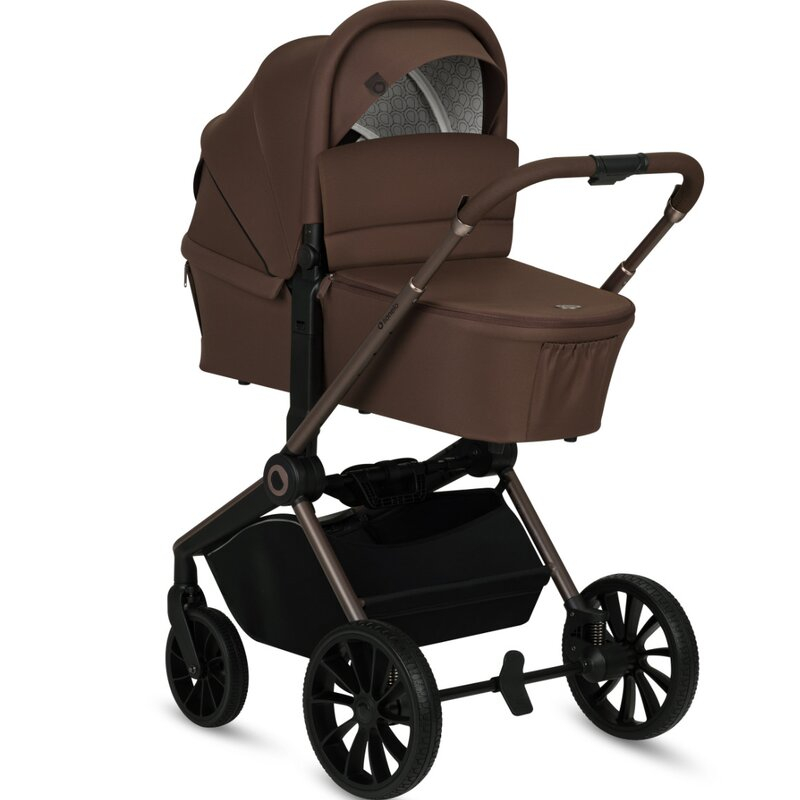 Carucior 3 in 1, Lionelo, Mika Plus, Cadru din aluminiu, Cu landou intarit si salteluta moale, Cu scoica auto testata ADAC, Reversibil, Cu sistem de ventilatie 3D, Cu accesorii, Pana la 22 kg, EN1888- [9]