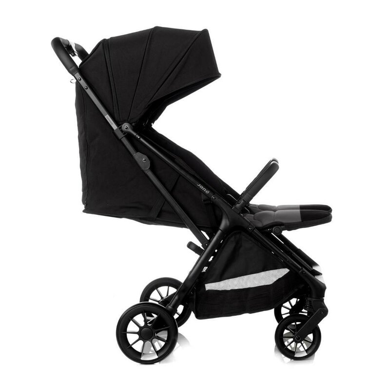 Carucior gemeni pliabil Twinside, Jane, Pliere rapida cu o mana, De la nastere pana la 22 Kg, Cu huse pentru ploaie, Spatare independente, Cu suspensii, Conform cu EN 1888-2:2018+A1:2023, Coal [6]
