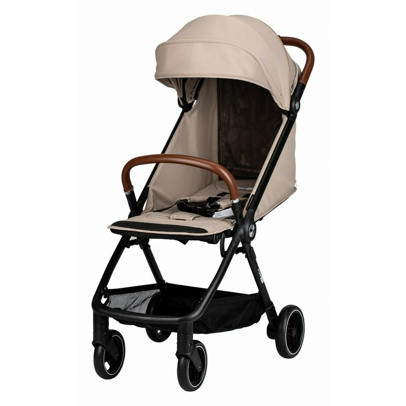 Carucior sport, FreeON, Bold, Pliabil automat, Roti cu suspensii, De la nastere pana la 22 kg, Cu spatar reglabil in 3 pozitii, Beige [2]