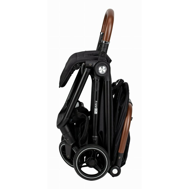 Carucior sport, FreeON, Bold, Pliabil automat, Roti cu suspensii, De la nastere pana la 22 kg, Cu spatar reglabil in 3 pozitii, Black [4]