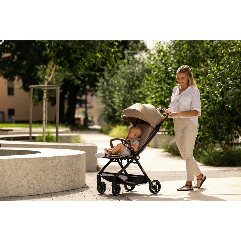 Carucior sport, FreeON, Bold, Pliabil automat, Roti cu suspensii, De la nastere pana la 22 kg, Cu spatar reglabil in 3 pozitii, Green Army [9]