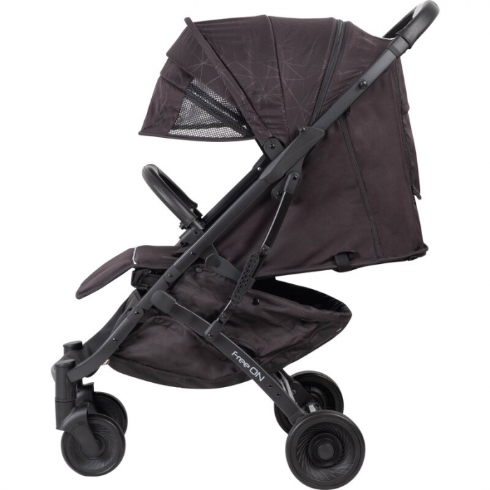 Carucior sport, FreeON, Diamond, Pliabil tip troler, Cadru din aluminiu, 6.8 Kg, Spatar reglabil, Pliere compacta pentru avion, Cu maner pentru transport, Suport pentru sticla, Conform cu standardul e [3]