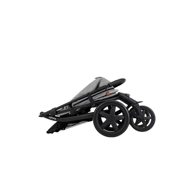 Carucior sport, Lionelo, Annet Plus, De la nastere, Cu accesorii si capotina XXL reglabila, 0 - 22 Kg, Conform cu standardele europene de securitate EN1888-1 si EN1888-2, Gri [21]