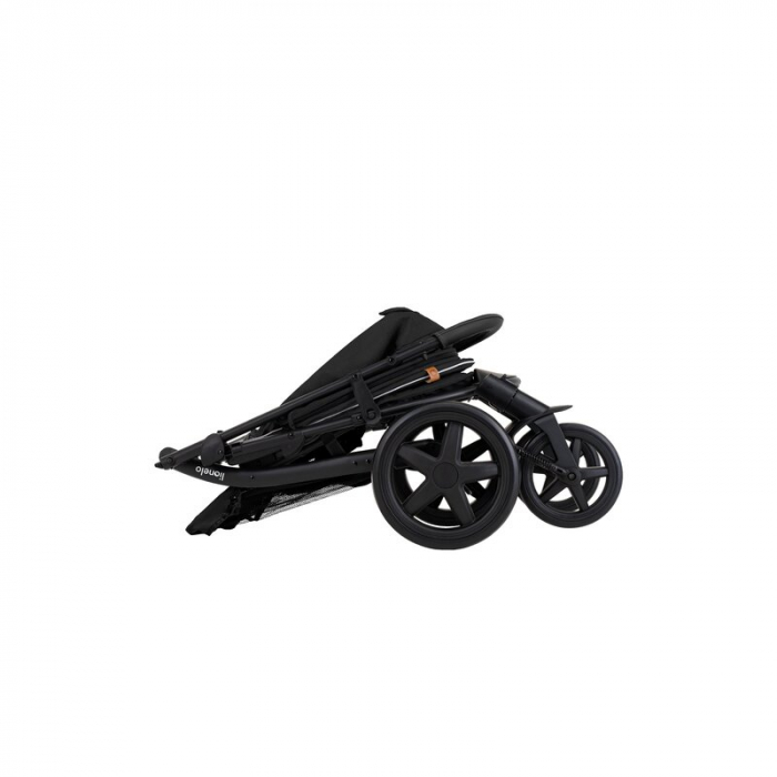 Carucior sport, Lionelo, Annet Plus, De la nastere, Cu accesorii si capotina XXL reglabila, 0 - 22 Kg, Conform cu standardele europene de securitate EN1888-1 si EN1888-2, Negru [17]