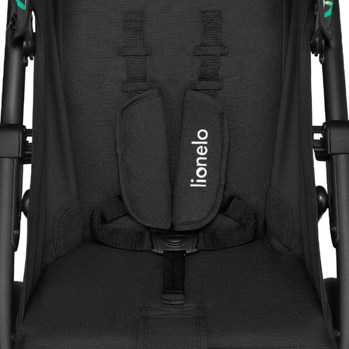 Carucior sport, Lionelo, Annet Plus Dreamin\', Editie limitata, De la nastere, Cu accesorii, 0 - 22 Kg, Conform cu standardele europene de securitate EN1888-1 si EN1888-2, Negru [15]