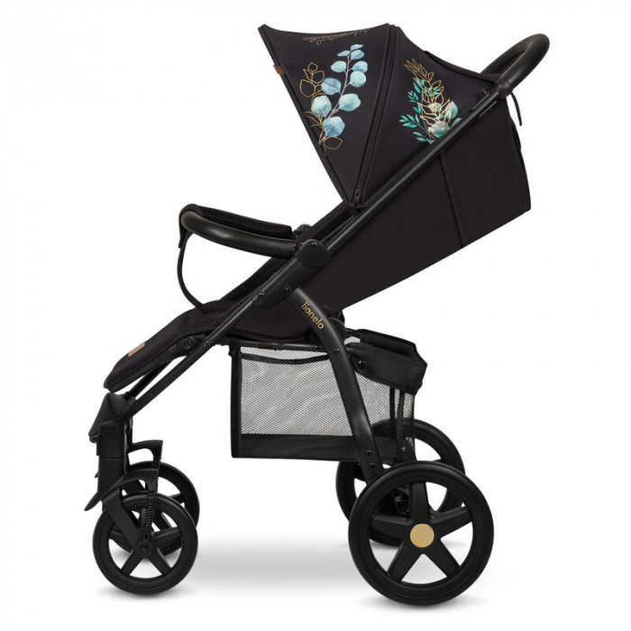 Carucior sport, Lionelo, Annet Plus Golden Moments, Editie limitata, De la nastere, Cu accesorii si capotina XXL reglabila, 0 - 22 Kg, Conform cu standardele europene de securitate EN1888-1 si EN1888- [10]