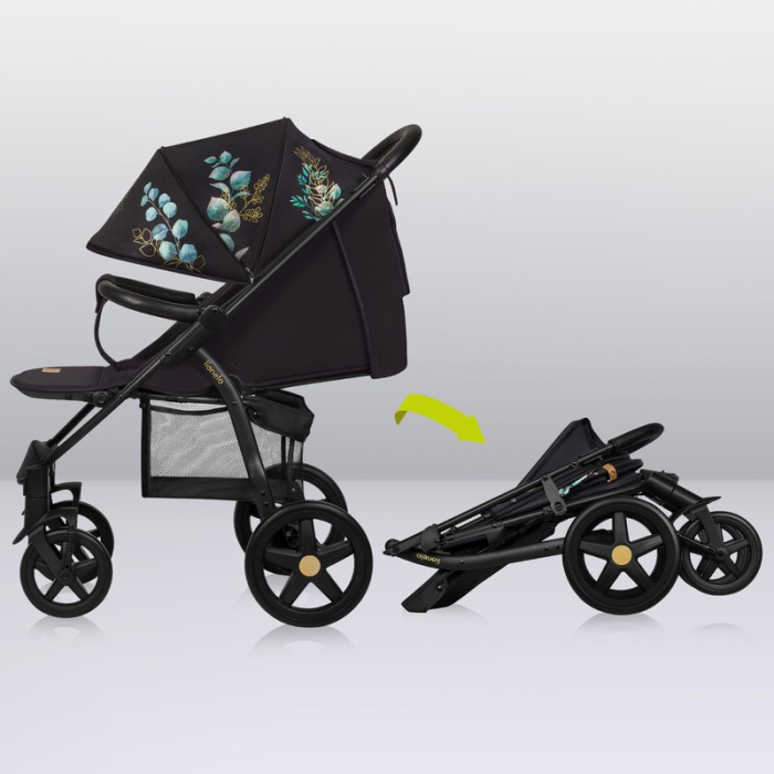 Carucior sport, Lionelo, Annet Plus Golden Moments, Editie limitata, De la nastere, Cu accesorii si capotina XXL reglabila, 0 - 22 Kg, Conform cu standardele europene de securitate EN1888-1 si EN1888- [27]