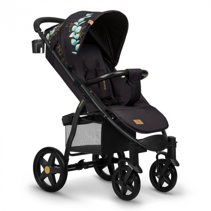 Carucior sport, Lionelo, Annet Plus Golden Moments, Editie limitata, De la nastere, Cu accesorii si capotina XXL reglabila, 0 - 22 Kg, Conform cu standardele europene de securitate EN1888-1 si EN1888- [1]