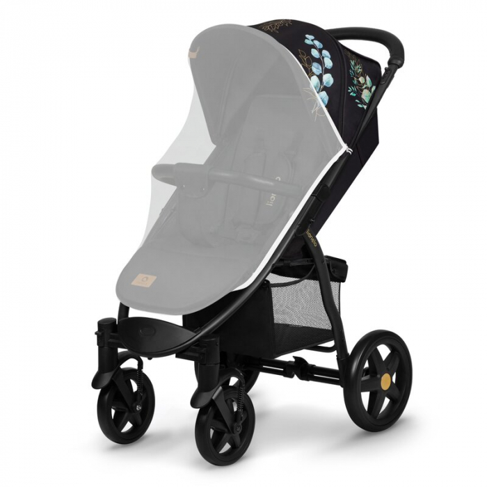 Carucior sport, Lionelo, Annet Plus Golden Moments, Editie limitata, De la nastere, Cu accesorii si capotina XXL reglabila, 0 - 22 Kg, Conform cu standardele europene de securitate EN1888-1 si EN1888- [9]