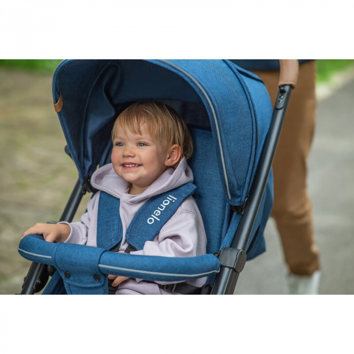 Carucior sport, Lionelo, Annet Plus Golden Moments, Editie limitata, De la nastere, Cu accesorii si capotina XXL reglabila, 0 - 22 Kg, Conform cu standardele europene de securitate EN1888-1 si EN1888- [40]