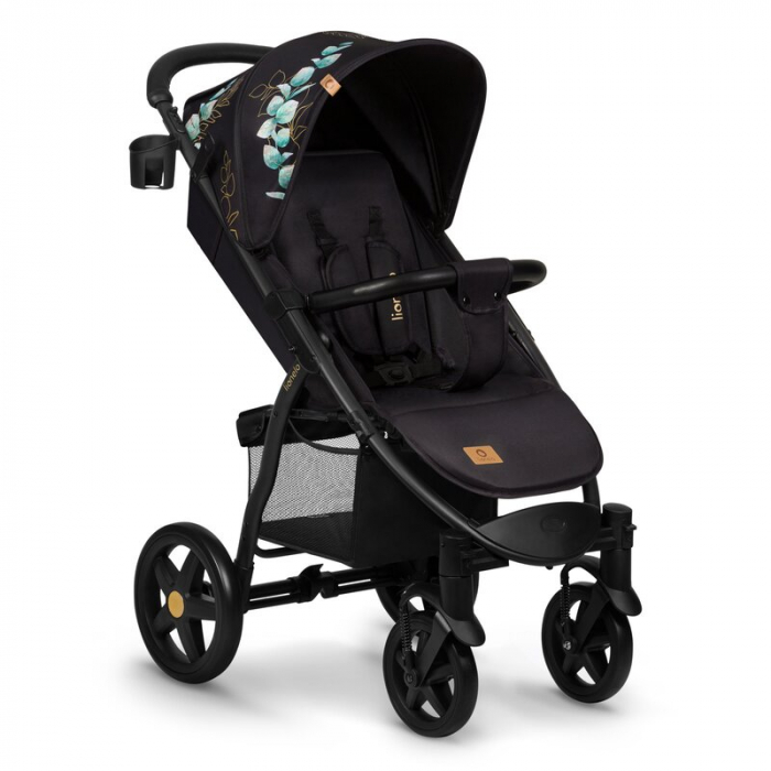 Carucior sport, Lionelo, Annet Plus Golden Moments, Editie limitata, De la nastere, Cu accesorii si capotina XXL reglabila, 0 - 22 Kg, Conform cu standardele europene de securitate EN1888-1 si EN1888- [6]