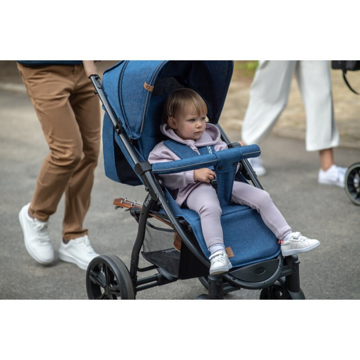 Carucior sport, Lionelo, Annet Plus Golden Moments, Editie limitata, De la nastere, Cu accesorii si capotina XXL reglabila, 0 - 22 Kg, Conform cu standardele europene de securitate EN1888-1 si EN1888- [35]