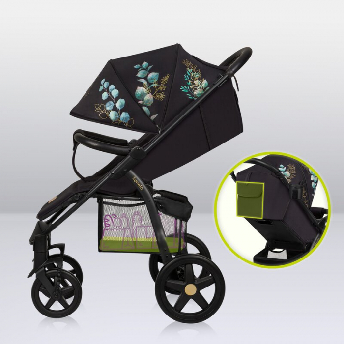 Carucior sport, Lionelo, Annet Plus Golden Moments, Editie limitata, De la nastere, Cu accesorii si capotina XXL reglabila, 0 - 22 Kg, Conform cu standardele europene de securitate EN1888-1 si EN1888- [26]