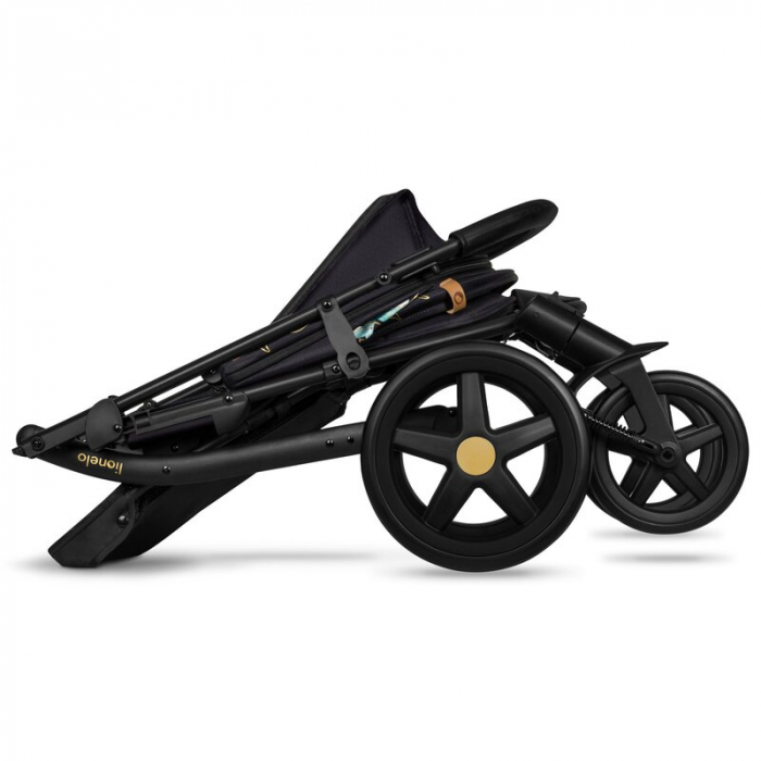 Carucior sport, Lionelo, Annet Plus Golden Moments, Editie limitata, De la nastere, Cu accesorii si capotina XXL reglabila, 0 - 22 Kg, Conform cu standardele europene de securitate EN1888-1 si EN1888- [17]