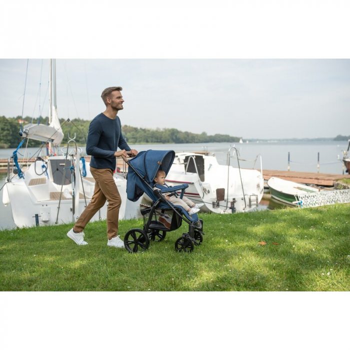 Carucior sport, Lionelo, Annet Plus Golden Moments, Editie limitata, De la nastere, Cu accesorii si capotina XXL reglabila, 0 - 22 Kg, Conform cu standardele europene de securitate EN1888-1 si EN1888- [33]