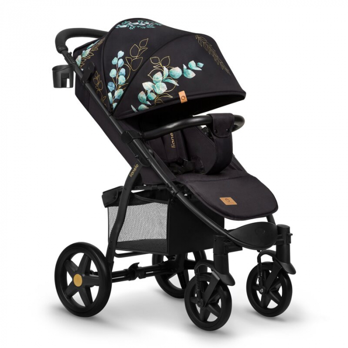 Carucior sport, Lionelo, Annet Plus Golden Moments, Editie limitata, De la nastere, Cu accesorii si capotina XXL reglabila, 0 - 22 Kg, Conform cu standardele europene de securitate EN1888-1 si EN1888- [3]
