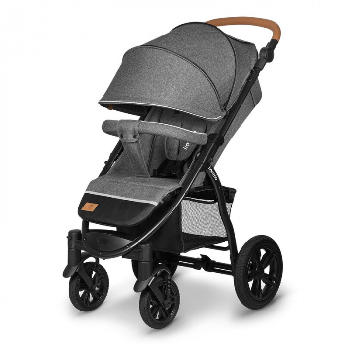 Carucior sport, Lionelo, Annet Tour, De la nastere, Cu capotina impermeabila, Cu filtru UPF 50+, Cu maner reglabil, Plasa de tantari, Suport biberon, Saculet pentru picioare, Pana la 22 kg, Cu certifi [6]